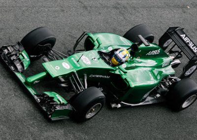 Se när Marcus Ericsson testar Caterhams F1-bil