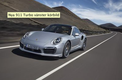 Porsche 911 Turbo ny måttstock för prestanda och effektivitet