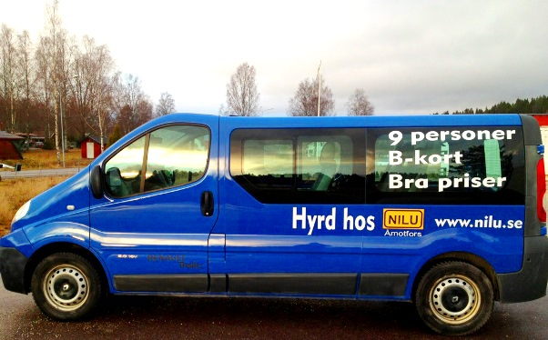 Hyr minibuss till bra pris – B-körkort räcker