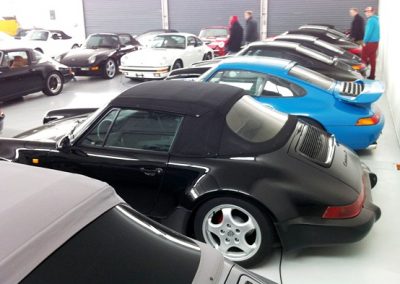 Nyinkomna klassiska Porschar hos vår samarbetspartner i Bayern