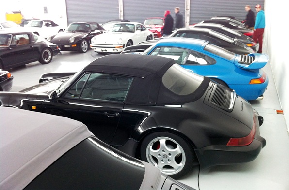 Nyinkomna klassiska Porschar hos vår samarbetspartner i Bayern