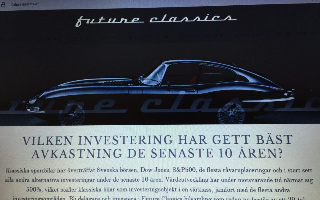Sportbilsfonden Future Classics. Investera i veteranbilar