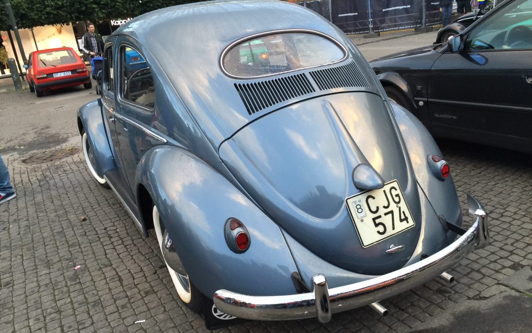 Nilus nyrenoverade VW 1200 från 1954 visas på nytt bilmuseum i vinter