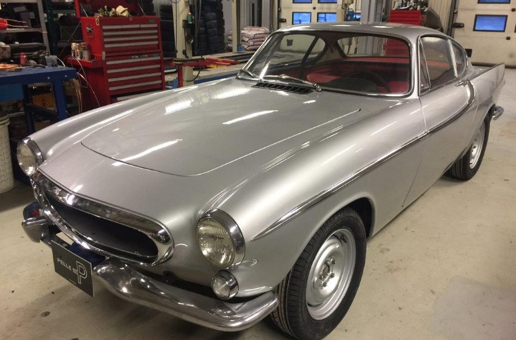 Pelle P:s Volvo P1800S nu färdigrenoverad