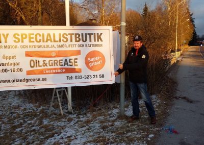 Succe´ för Oil and Grease Lagershop i Borås