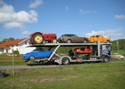 Nilu förmedlar biltransporter över hela världen