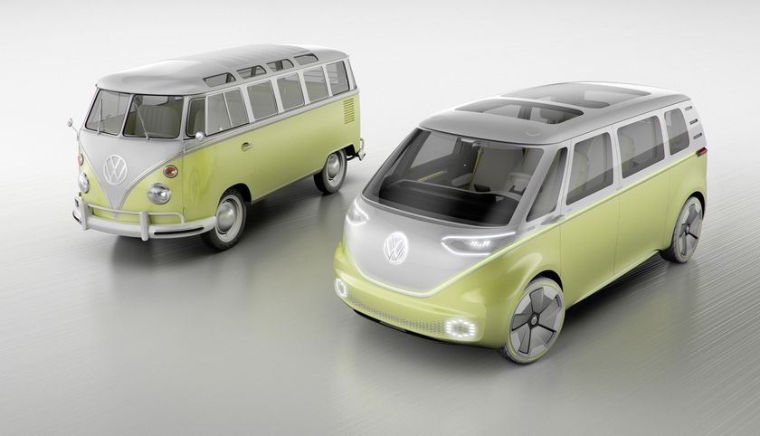 VW följer upp sin hippiebuss med en el-minibuss