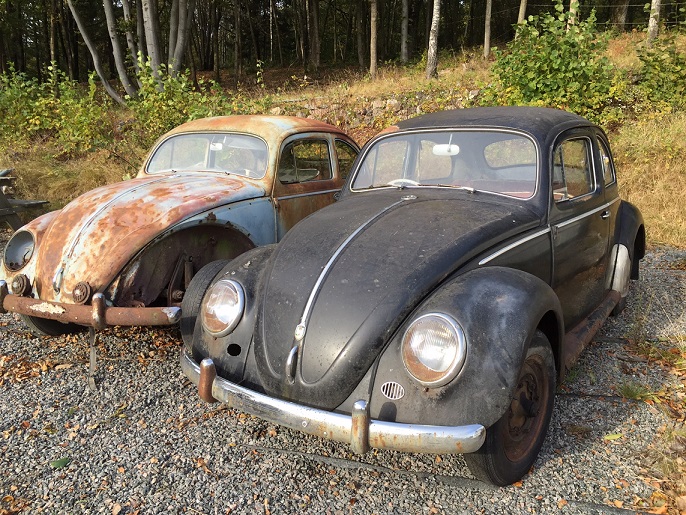Antika VW objekt med underbar patina