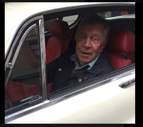 Nilus Volvo P1800E rattades av designern, själve Pelle P i lördags